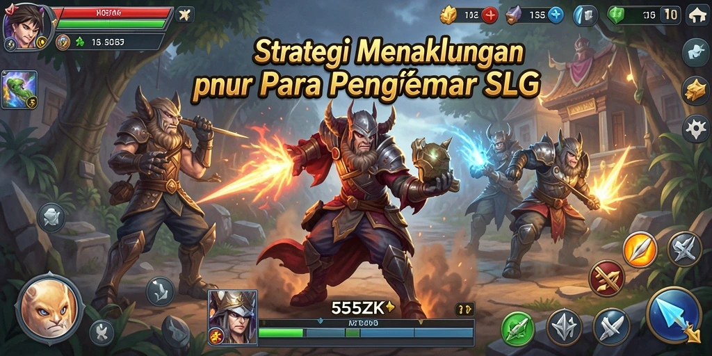 Tampilan dinamis dalam permainan strategis 555ZK.