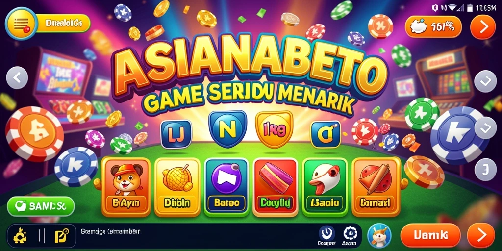 Tampilan gameplay seru ASIANABET dalam permainan Bingo.