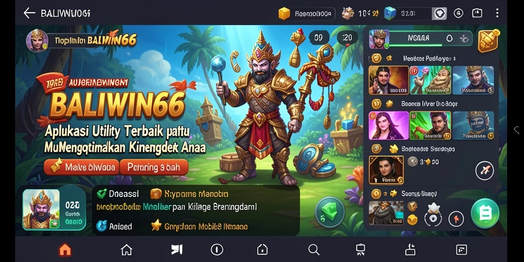 Screenshot BALIWIN66 menampilkan antarmuka pengguna yang intuitif dan fitur bermanfaat.