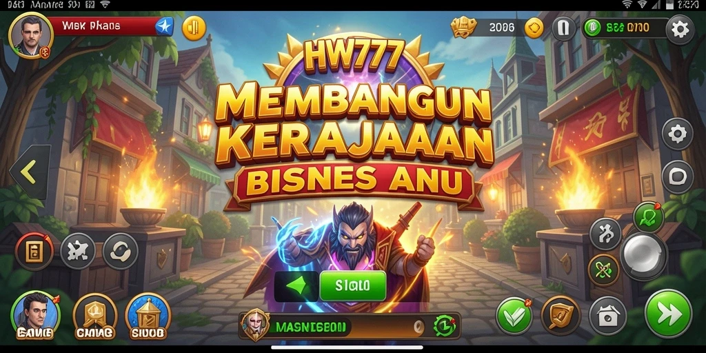 Tampilan screenshot HW777 menampilkan gameplay Tycoon yang seru dan mendetail.