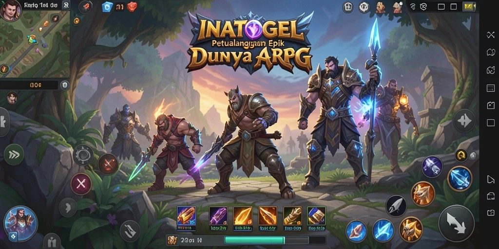 Tampilan gameplay ARPG INATOGEL yang menarik dan penuh aksi.