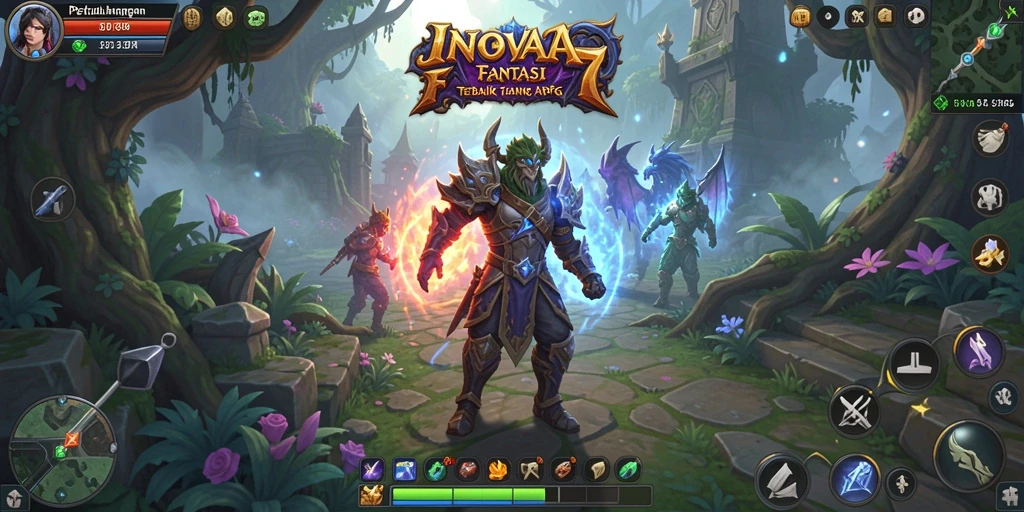 Tampilan memukau dari gameplay <strong>INOVA77</strong> dalam petualangan ARPG.