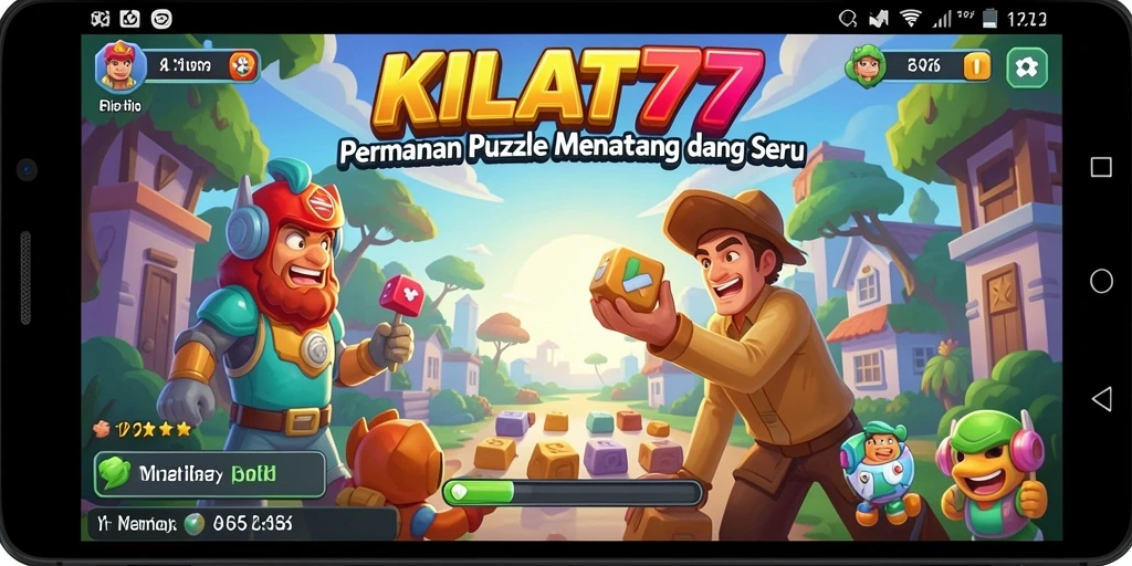 Tampilan gameplay KILAT77 yang menantang dan seru.