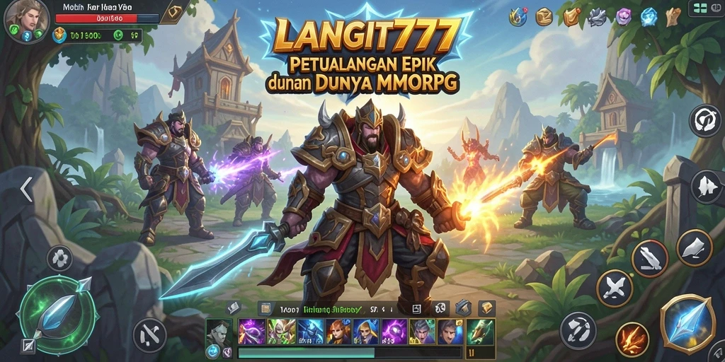 Tampilan menarik dari gameplay epik LANGIT777.