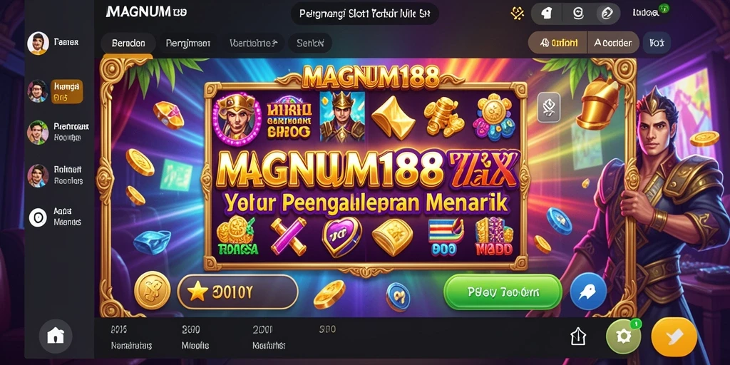 Tampilan gameplay MAGNUM188 dengan gulungan Slot yang menakjubkan.
