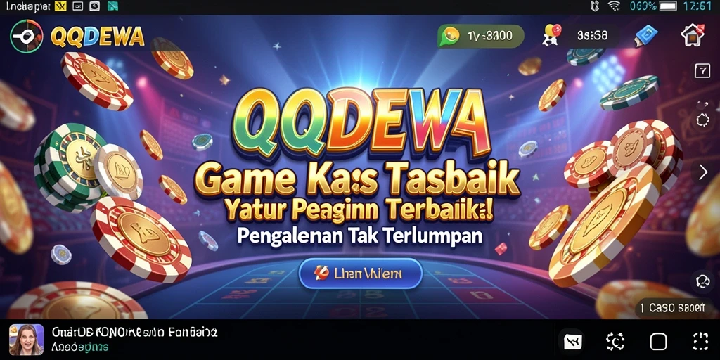 Tampilan menarik dari gameplay QQDEWA yang seru.
