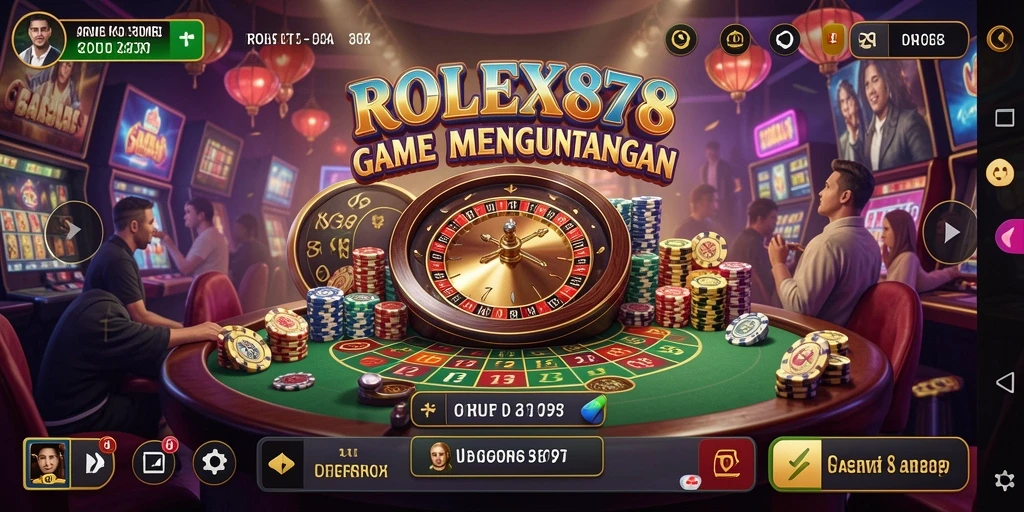Tampilan gameplay ROLEX878 yang mendebarkan dan interaktif.